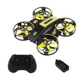 RH-821 Mini Quadcopter Drone With LED Lights And Fixed Altitude